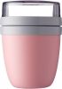 MEPAL  Voedingsmiddelbakje Lunchpot Ellipse nordic pink 500 + 200 ml Roze/lichtroze Gr.380ml-750ml online kopen