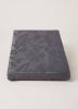 KOOK Tafelkleed 140 x 300 cm Damast Polyester donker grijs online kopen
