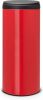 Brabantia Flipbin Afvalemmer 30 Liter Met Kunststof Binnenemmer Passion Red / Dark Grey online kopen