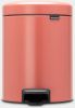 Brabantia Newicon Pedaalemmer 5 Liter Met Kunststof Binnenemmer Terracotta Pink online kopen