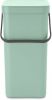Brabantia Sort & Go Afvalemmer/Opberger 16 L Mintgroen online kopen