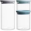 Brabantia Voorraadbus Set van 3 0.3/0.6/1.1 L online kopen