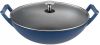 Buccan Hamersley Gietijzeren wokpan 36cm Blauw online kopen