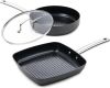 ISENVI Murray Combideal keramische grillpan en hapjespan RVS online kopen