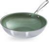 JUST VEGAN Wok CeraVegan plantaardige keramische coating, inductie, 28 cm(1 delig ) online kopen