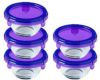 Pyrex My First Baby Voedselcontainer Set Van 5 Stuks Glas Paars online kopen