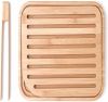 Pebbly Broodplank met Tang, Bamboe, 26 x 20 cm online kopen