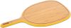 Pebbly Snijplank Met Handvat/sapgeul 57 X 31 Cm Bamboe Geel online kopen