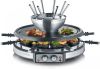 Severin Rg 9948 Raclette Set/Fondue 8 Personen 1900 Watt Roestvrij Staal Zwart online kopen