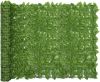 VidaXL Balkonscherm met groene bladeren 400x150 cm online kopen