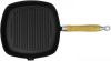 VidaXL Grillpan met houten handvat gietijzer 20x20 cm online kopen