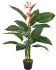 VidaXL Kunstplant met pot strelitzia 100 cm rood online kopen