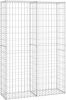 VidaXL Schanskorf met deksels 150x100x30 cm gegalvaniseerd draad online kopen