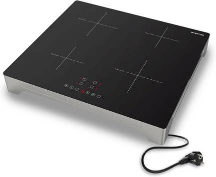 Inventum VKI6010ZIL Elektrische kookplaten Zwart / zilver online kopen