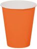 Folat 8x Stuks Drinkbekers Van Papier Oranje 350 Ml Feestbekertjes online kopen