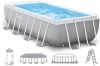 Intex Opzetzwembad Met Pomp En Ladder Prism Frame 400 X 200 X 100 Cm Grijs online kopen