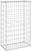 VIDAXL Schanskorfmuur met deksels 60x30x100 cm gegalvaniseerd staal online kopen