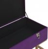VidaXL Bankje met opbergvak 105 cm fluweel paars online kopen