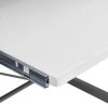 VidaXL Computer bureau set met uitschuifbaar toetsenbord schap ( Wit) online kopen