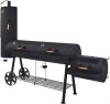 VidaXL Houtskoolbarbecue met onderplank XXXL zwart online kopen