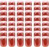 VIDAXL Jampotten met wit met rode deksels 48 st 230 ml glas online kopen