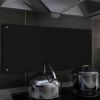 VidaXL Spatscherm keuken 90x40 cm gehard glas zwart online kopen