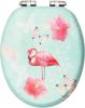 VidaXL Toiletbril Met Soft close Deksel Flamingo Mdf online kopen