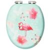 VidaXL Toiletbrillen Met Soft close Deksel 2 St Flamingo Mdf online kopen