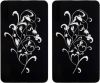 Wenko Set van 2 afdekplaten Ornamento Nero Zwart/Wit online kopen