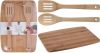 Excellent Houseware Snijplank Met 2 Spatels 23 X 33 Cm Van Hout Snijplanken online kopen