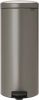 Brabantia Newicon Pedaalemmer 30 Liter Met Kunststof Binnenemmer Platinum online kopen