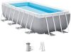 Intex Opzetzwembad Met Pomp En Ladder Prism Frame 400 X 200 X 100 Cm Grijs online kopen