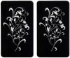 Wenko Set van 2 afdekplaten Ornamento Nero Zwart/Wit online kopen