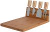 Excellent Houseware Kaasmessenstandaard met bamboe plank online kopen