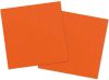 Folat 20x Stuks Servetten Van Papier Oranje 33 X 33 Cm Feestservetten online kopen