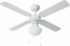 Bestron Plafondventilator DHB42W met verlichting, grote vleugelspanwijdte van ø102 cm, met zomer -/winterfunctie, 50 w, kleur ahorn/wit online kopen