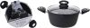 Excellent Houseware Braadpan Met Deksel 24 Cm Gesmeed Aluminium online kopen