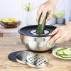 Hi Saladeschaal Met Deksel En 3 Raspen Roestvrij Staal online kopen