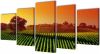 VIDAXL Canvas muurdruk set velden 200 x 100 cm online kopen