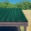 VidaXL Dakpanelen 36 st 60x36 cm gepoedercoat staal groen online kopen