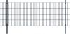 VidaXL Dubbelstaafmatten en palen 2008x1030 mm 2 m grijs online kopen