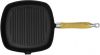 VidaXL Grillpan Met Houten Handvat Gietijzer 20x20 Cm online kopen