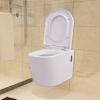 VidaXL Hangend toilet keramiek wit online kopen
