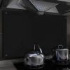 VidaXL Spatscherm keuken 100x60 cm gehard glas zwart online kopen