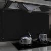 VidaXL Spatscherm keuken 120x60 cm gehard glas zwart online kopen
