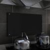 VidaXL Spatscherm keuken 70x40 cm gehard glas zwart online kopen
