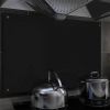 VidaXL Spatscherm keuken 90x60 cm gehard glas zwart online kopen