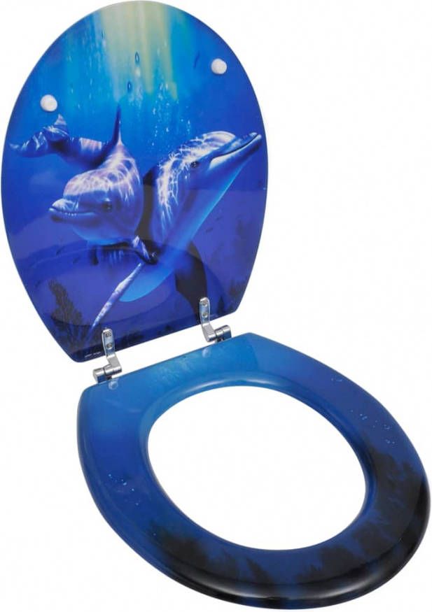 WC-bril met MDF deksel en dolfijn-ontwerp online kopen