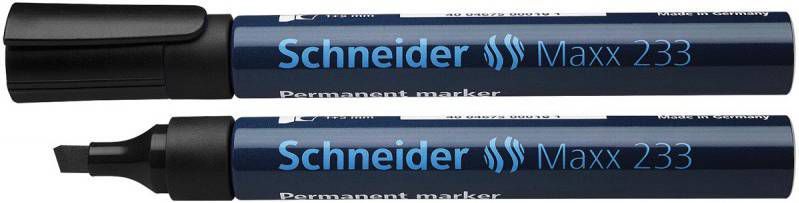 Schneider Marker permanent 233 beitel zwart 10st online kopen