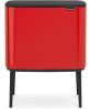 Brabantia Bo Touch Bin recycle prullenbak met deksel op pootjes 3 x 11 liter online kopen